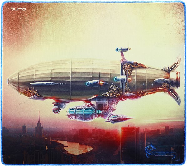 Коврик для мыши Qumo Dragon War Moscow Zeppelin, 400*355*3