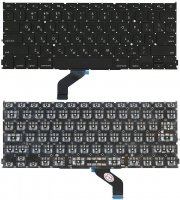 Клавиатура для ноутбука Apple Macbook A1425 черная без рамки С ПОДСВЕТКОЙ