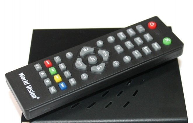 Пульт для DVB-T2 приставки World Vision T37/T57/T57M/57D