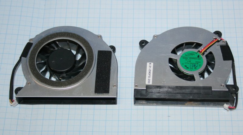 Вентилятор CLEVO D900V, M980 (4890980) (4890980)