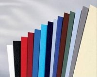 Обложки картон кожа А4, 230г/м2, серые (100 шт) упаковка