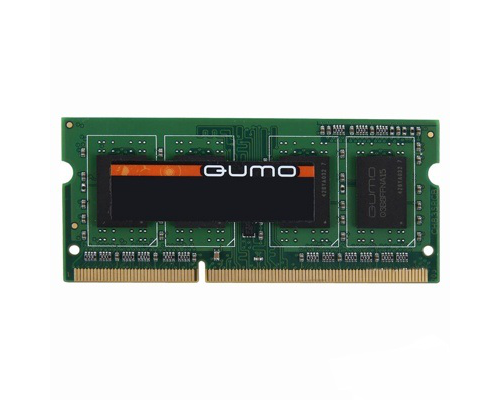 Память SO-DIMM DDR3L 8Gb QUMO 1600Mhz PC-12800 512Mx8x2 CL11 1.35 V (QUM3S-8G1600C11L) Retail