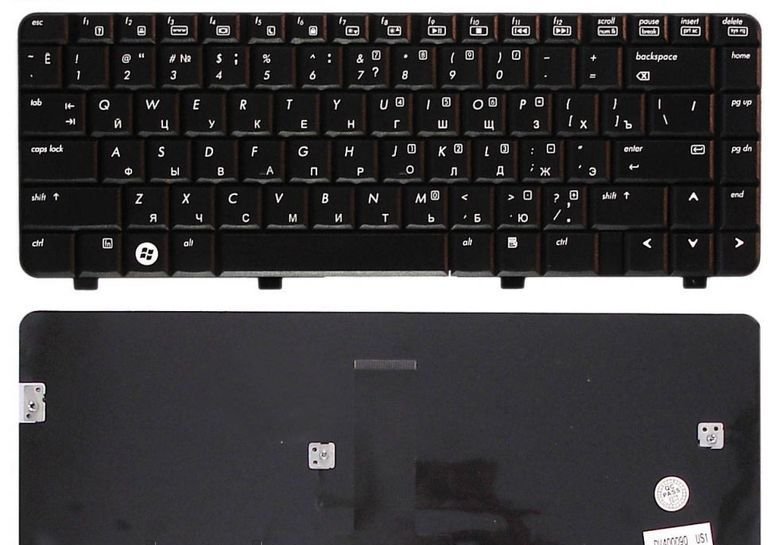 Клавиатура для ноутбука HP Compaq CQ40, CQ45 (rus, черн)