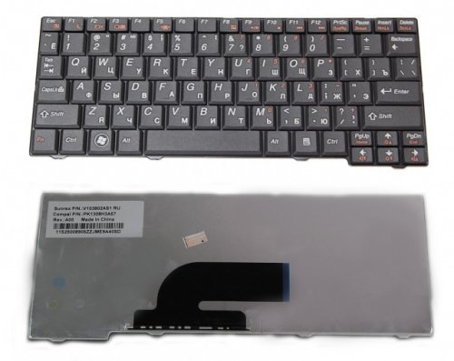 Клавиатура для ноутбука Lenovo S10-2 S11 S10-3C черная