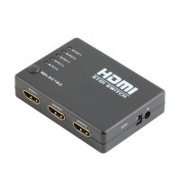 HDMI Переключатель HDMI HDTV 1080P с 5 устройств на 1 монитор (телевизор) HDMI  черный (TC01200)