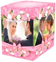 Подарочная коробка для кружки Свадьба (100х100х105мм), LF-000037