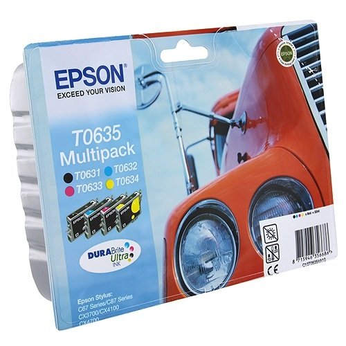 Комплект Картриджей Epson T0635 (C13T06354A10) (Epson Stylus C67, Epson Stylus C87, Epson Stylus CX3700, Epson Stylus CX4100, Epson Stylus CX4700 )