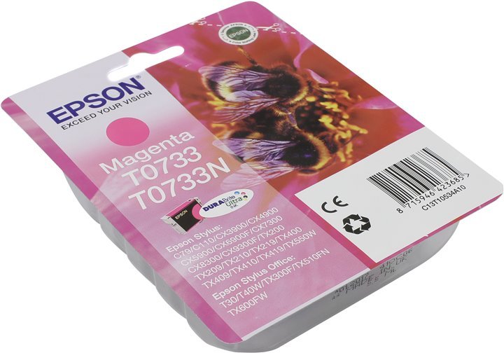 Картридж Epson (уценен просрочен) T0733 пурпурный