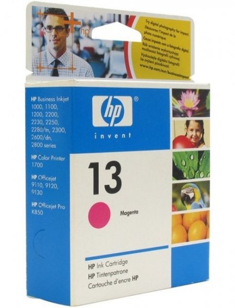 Картридж HP (уценен просрочен) N13, Magenta C4816A (InkJet 1000/1100/2200/2300/1600/2800, 14ml )