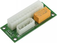 Синхронизатор запуска до двух блоков питания ATX2ATX-N03 Molex 4Pin to ATX 24 pin  (Плата)