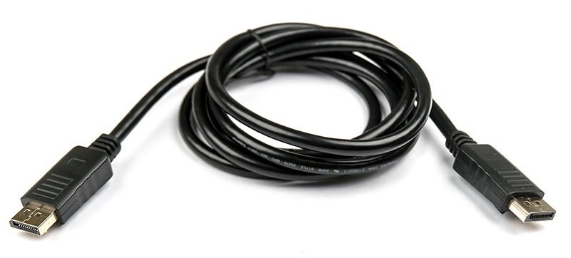 Кабель Displayport (M) - Displayport (M), 1.8 мDialog CV-0818 black - кабель, V1.1, в пакете