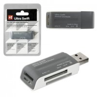  Defender Ultra Swift USB 2.0, 4 ,  5 /, RS-MMC, MS Duo, MS PRO, SDHC, Micro-SD (T-Flash), MS PRO Duo, MS, SD, M2, Micro-SDHC, MMC. .83260