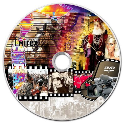 Диски DVD-R Mirex Art Cinema Show (4.7 Гб, 16x, портмоне пластик 10)