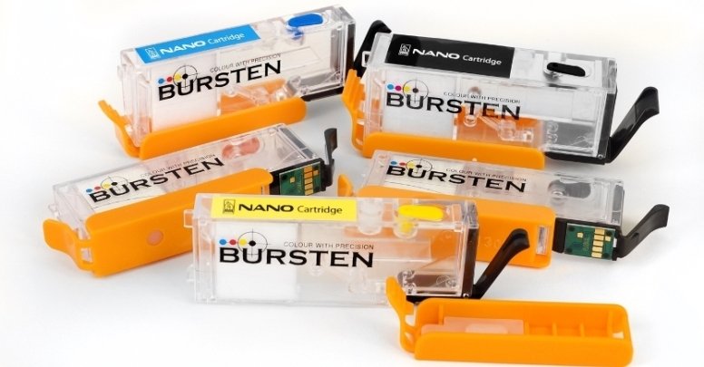 Комплект нано-картриджей BURSTEN II СС15 для принтеров CAN MG5740 (470/471) x5, с чипом ApexMic