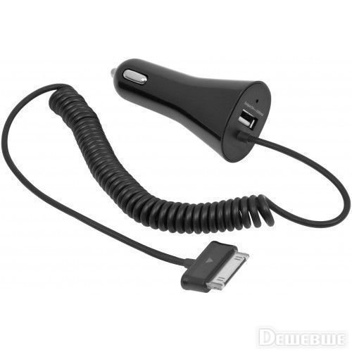 Автомобильное зарядное устройство Defender SAM-01-5V/1A, для Galaxy Tab - выход S30pin, выходной ток до 1000 мА
