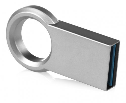 Флэш-накопитель128GB QUMO Ring USB 3.0 цвет корпуса металлик (QM128GUD3-Ring) Флэш-накопитель128GB QUMO Ring USB 3.0 цвет корпуса металлик (QM128GUD3-Ring)