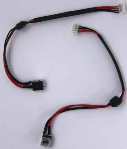 Разъем питания ноутбука Toshiba Satellite A500 L455 L455D L555 L500 (5,5X2.5) с кабелем (PJ157)