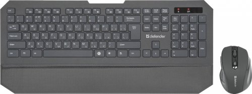Клавиатура + мышь беспроводные Defender Berkeley C-925 Nano Black USB