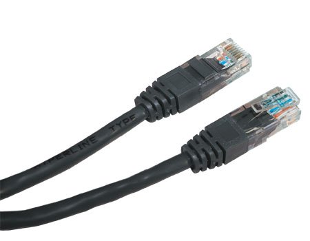 Патч-корд Hyperline PC-LPM-UTP-RJ45-RJ45-C5e-3M-LSZH-BK cat.5e 3м (Черный)