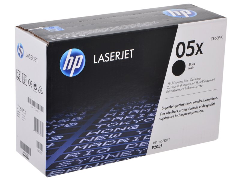 Картридж HP CE505X для LJ P2055/P2035 (black, до 6500 стр.)