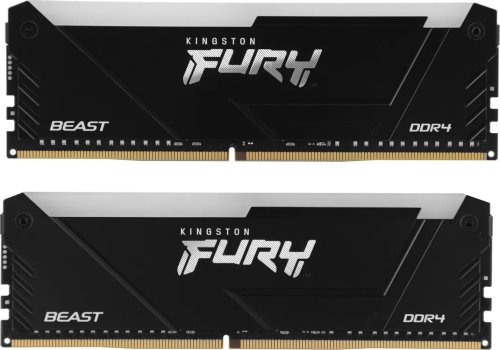 ������ DDR4 32Gb Kingston FURY Beast Black RGB [KF432C16BB12AK2/32] 32 �� CL16 , 2 ���16 ��, 3200 ��