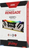 ������ DDR5 16Gb Kingston FURY Renegade Silver RGB [KF564C32RSA-16] 16 �� DDR5, 16 ��x1 ��, 6400 ���