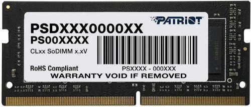 ������ SO-DIMM DDR4 16GB Patriot Signature Line [PSD416G266681S] 16 �� [DDR4, 16 ��x1 ��, 2666 ���,