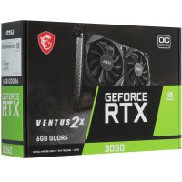 ���������� MSI GeForce RTX 3050 VENTUS 2X E 6G OC [RTX 3050 VENTUS 2X E 6G OC, 912-V812-055] [PCIe 4