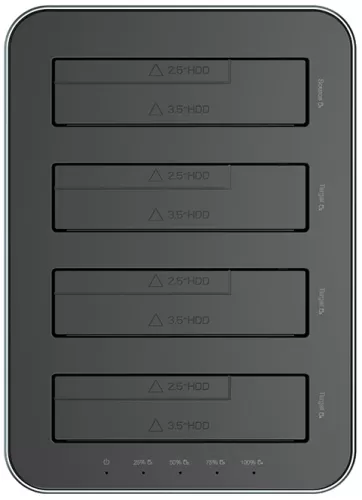 ���-������� ORICO ORICO-6646C3-C-EU-GY-BP �� 4 HDD/SSD ��� 2.5