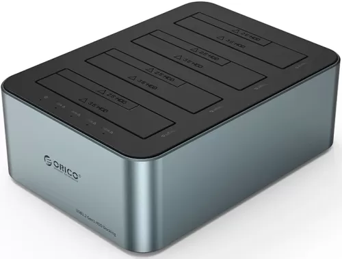 ���-������� ORICO ORICO-6646C3-C-EU-GY-BP �� 4 HDD/SSD ��� 2.5
