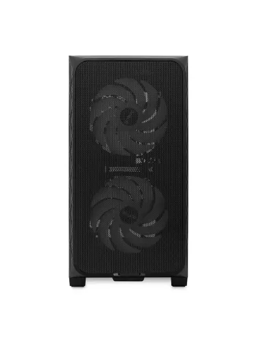 ������ ��� ����� ������� HSPD M321, Mesh Mini-tower, Black, slide TG, 0.45 SPCC, 2x140mm ARGB (M321-