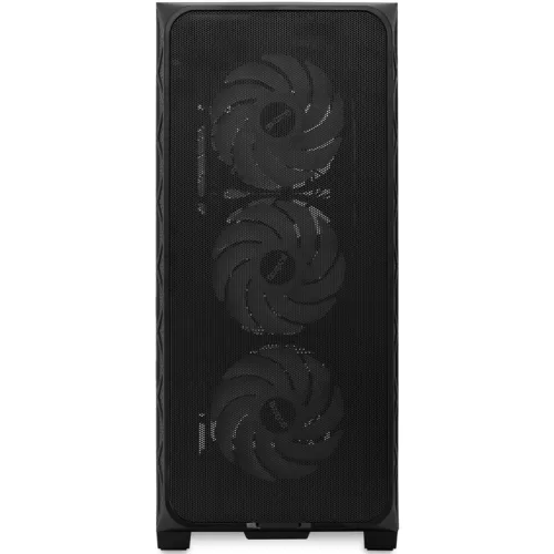 ������ ��� ����� ������� HSPD M521, Mesh Mid Tower, Black, slide TG, 0.45 SPCC, 4x120mm ARGB ATX, mA