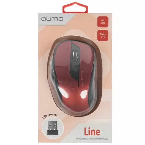 ���� Qumo Office Line Red M62 ������������, 6 ����. �����., 800/1200/1600 dpi