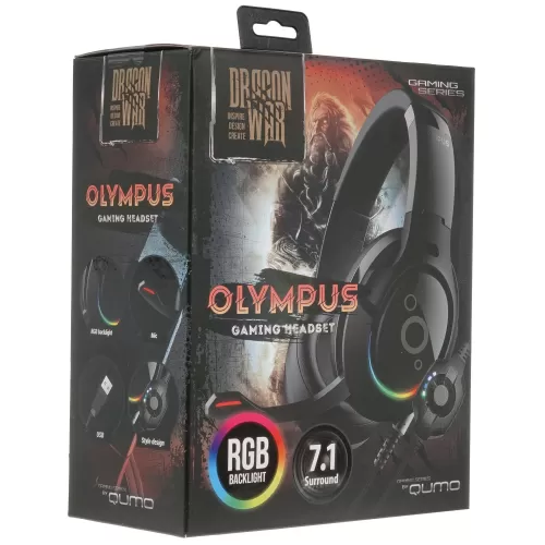 ��������� Qumo Olympus GHS0024, ���� 7.1 � ����������, USB �����������, RGB ����������� ���������