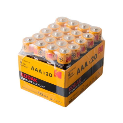 Комплект щелочных батареек AAA KODAK LR03(20) XTRALIFE Alkaline