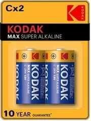 Батарея алкалиновая KODAK C-2 LR14 1.5v 2ШТ В УПАК.