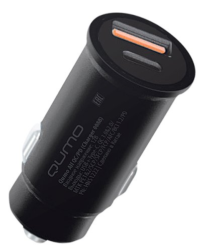    Qumo All QC/PD (Charger 0088), USB + Type C Black