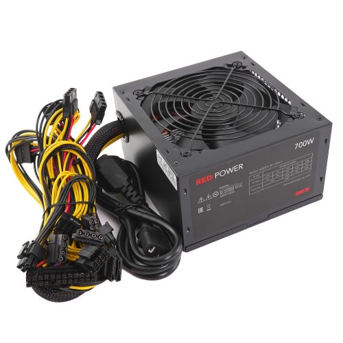   700W Azerty RPL-700BAR ATX, 12CM FAN, 20+4p ,CPU(8+4), 2*PCI-E(6+2), 4* SATA, 2* Molex,  
