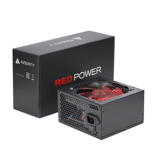   600W Azerty RPL-600BAR ATX, 12CM FAN, 20+4p ,CPU(8pin), 2*PCI-E(6+2), 4* SATA, 2* Molex,  