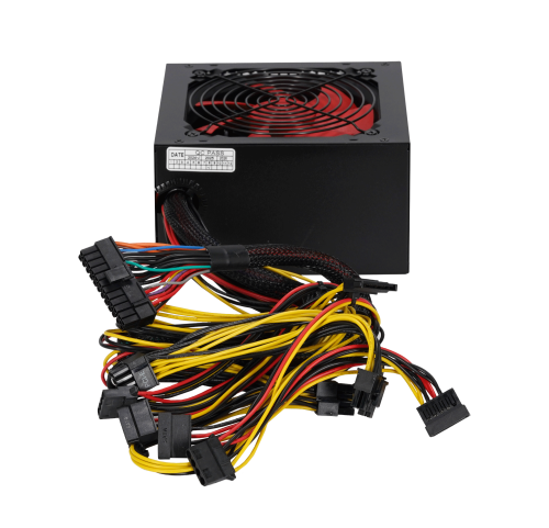   600W Azerty RPL-600BAR ATX, 12CM FAN, 20+4p ,CPU(8pin), 2*PCI-E(6+2), 4* SATA, 2* Molex,  