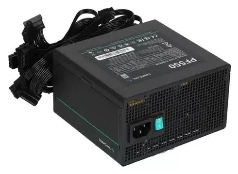   550W DEEPCOOL PF550 [R-PF550D-HA0B-EU] (550 , 80+, APFC, 20+4 pin, 4+4 pin CPU, 6 SATA, 2 x 6+2 pin PCI-E) 