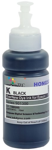 Чернила DCTec водорастворимые L800 EverNew Black (черный) с дозатором 70 мл (901300-K-70b)