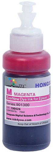 Чернила DCTec водорастворимые L800 EverNew Magenta (пурпурный) с дозатором 70 мл (901300-M-70b)