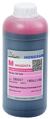 Чернила DCTec водорастворимые L800 EverNew Magenta (пурпурный) 1000 мл (901300-M-1000)