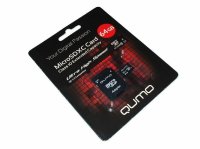   micro SDXC 64Gb QUMO lass 10   SD Pro seria 3.0  UHS-1 U3 ( )