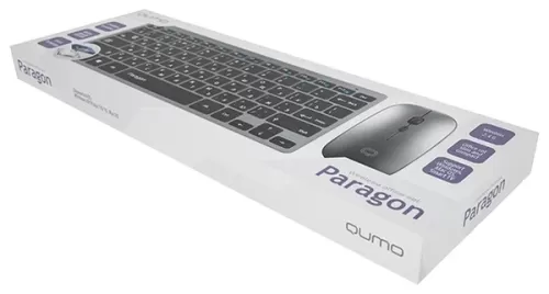   Qumo Paragon  +   K15/M21, 2.4G, 400 mA Black +Silver