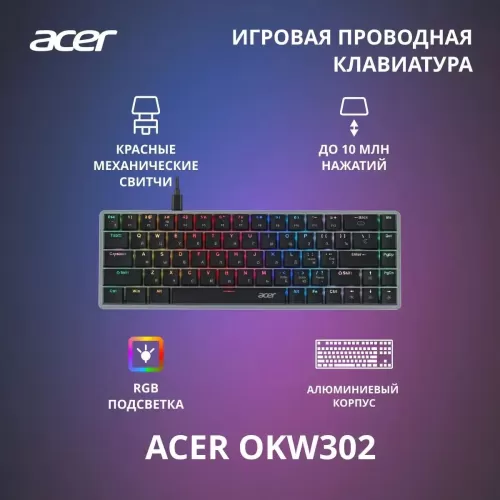  Acer OKW302  USB (ZL.KBDCC.01C)