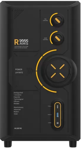     Alseye RAMS 2.0 240-B Mini Tower mATX, Mini-ITX 