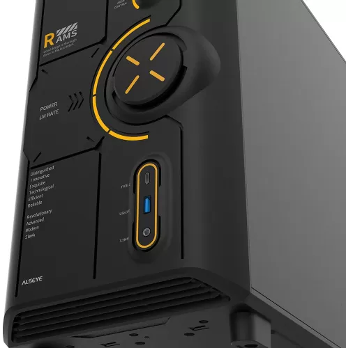     Alseye RAMS 2.0 240-B Mini Tower mATX, Mini-ITX 