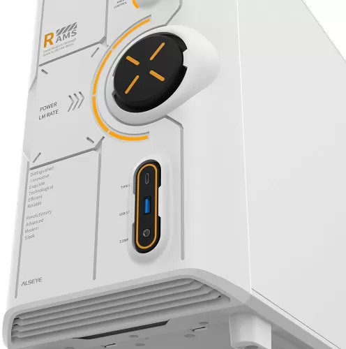     Alseye RAMS 2.0 240-W Mini Tower mATX, Mini-ITX 